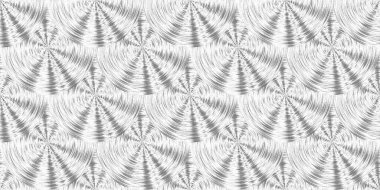 Argent Circles Duvar Arkaplanı. Kusursuz Tiling.