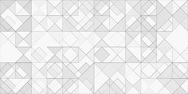 Gümüş Parlak Geometrik Metal Yaprak Örtüsü. Kusursuz Tiling.