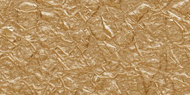 Buruşuk Altın Arkaplan. Kusursuz Altın Desen.