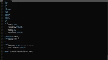 Css Programlama Dili Kaynak Kod Yazma Efekti. Css Programcısı Ticker Renkli Komuta Düzenleyici Ekranı. Ağ Geliştirme Teknoloji Eğitimi. Koyu mavi arka plan. Mavi Leylak Sarı Turuncu Renk Vurgulaması. 
