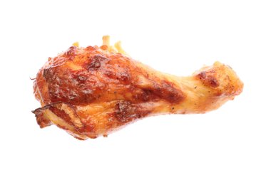 Kızarmış Tavuk Bacağı Yemeği. Izgara BBQ Et.