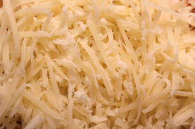 Parmesan dolgu dokusu. Izgara peynir arkaplanı.