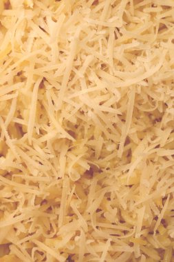 Spagetti dokusunu dolduruyorum. Peynirli makarna. Parmesanlı makarna..