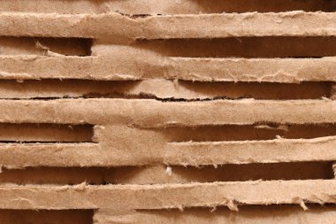 Flüt flüt arkaplanı. Oluklu karton dolgu arka planı. Kaburgalı karton dokusu.