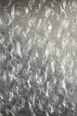 Hava sivilceleri plastik arka plan. Kabarcık desenli koruyucu selofan..