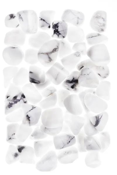 White turquoise jewel heap texture. Pile mineral pebbles background.