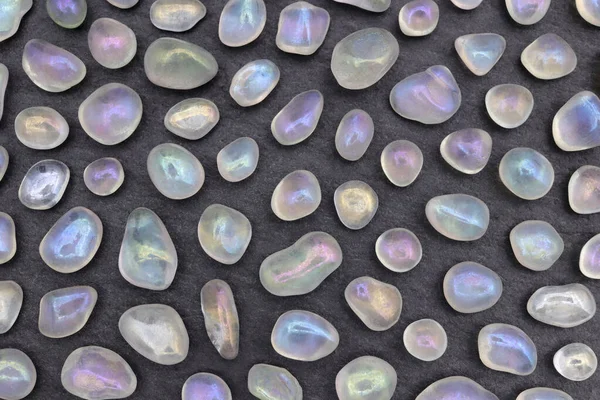 Shimmerstone Rare Jewel Stones Texture Black Stone Background — Stock Photo, Image