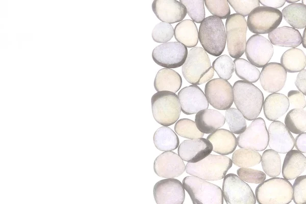 Шіммерстоун Купа Ювелірних Каменів Текстури Половині Білого Світла Ізольованого Фону — стокове фото