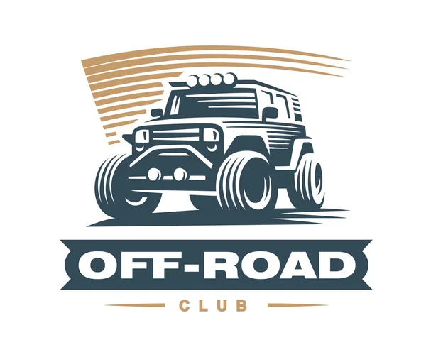 Off-Road auto logo afbeelding, embleem — Stockvector