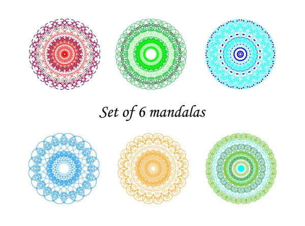 Renkli vektör mandala