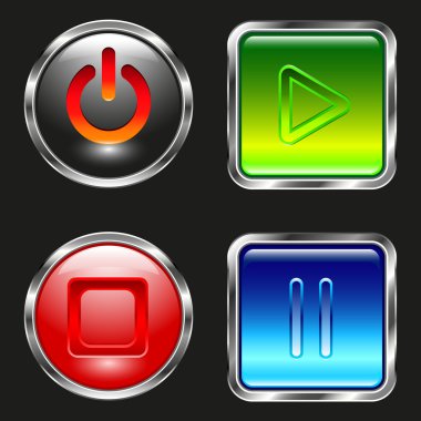 Web sitesi için butonları