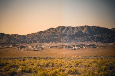 beautiful landscape with mountain in the background