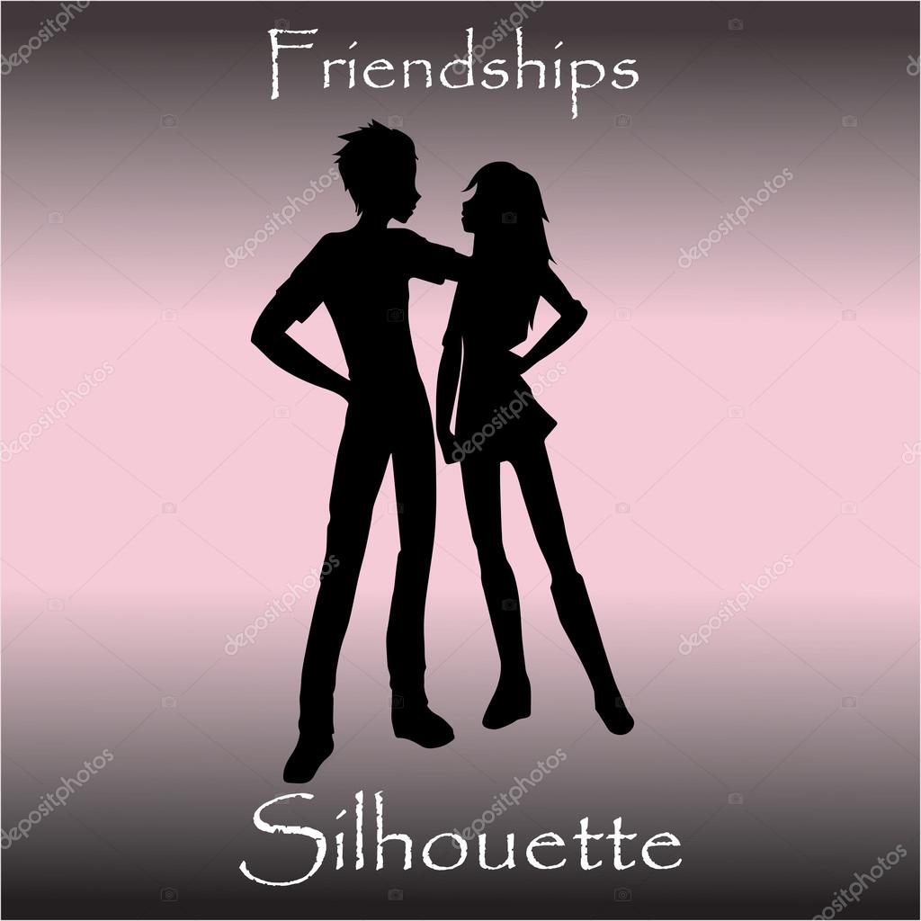Best Friend Day Or Valentine Day Friendship Silhouette With Girl And Boy Abstract Sunrise Background Pink And Black Colourful Background Premium Vector In Adobe Illustrator Ai Ai Format Encapsulated Best Friend Day Or Valentine Day Friendship Silhouette With Girl And Boy Abstract Sunrise Background Pink And Black Colourful Background Premium Vector In Adobe Illustrator Ai Ai Format Encapsulated
