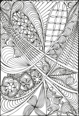 Boyama Kitabı Özeti. Çiçek Tasarım.