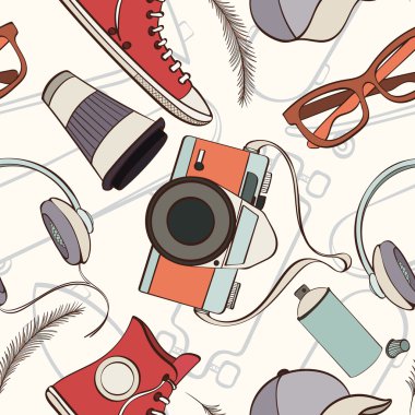 Kaykaylar dikişsiz desen