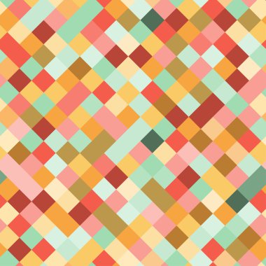 Retro pürüzsüz desen