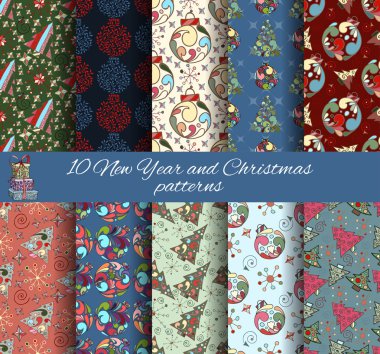 Sorunsuz Noel ve yeni yıl desenleri