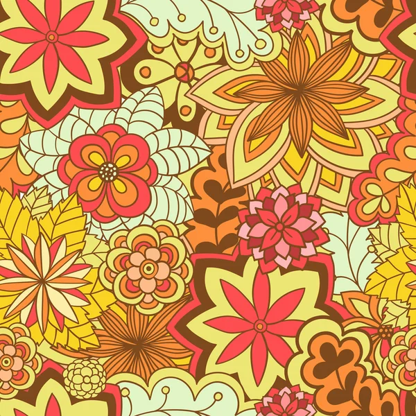 Floral seamless pattern — Stock Vector