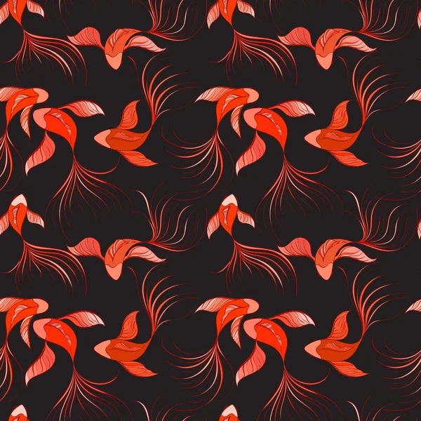 Koi balık seamless modeli 