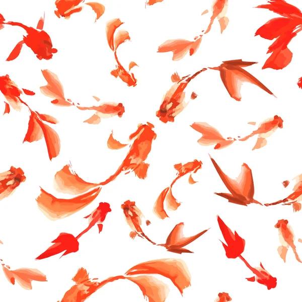 Koi balık seamless modeli 