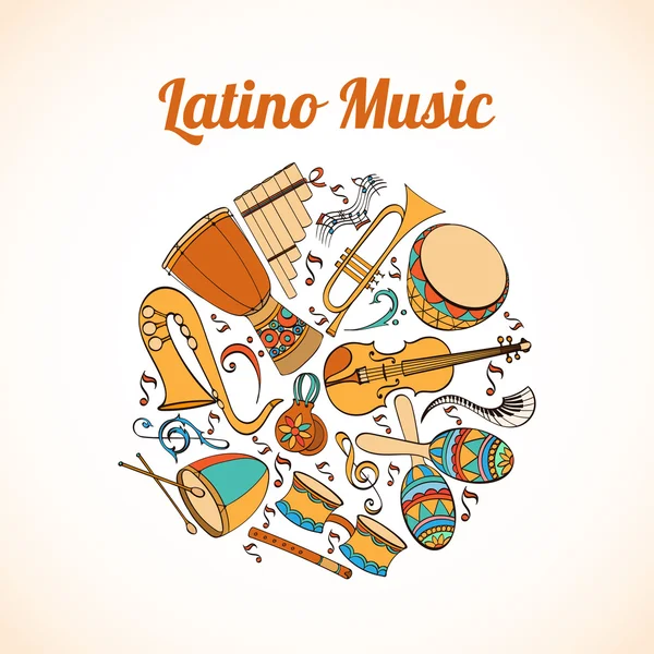 Latino müzik kartı