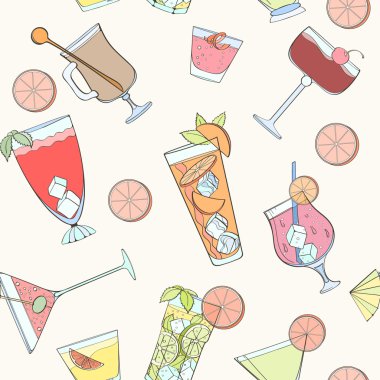 Dikişsiz coctail deseni