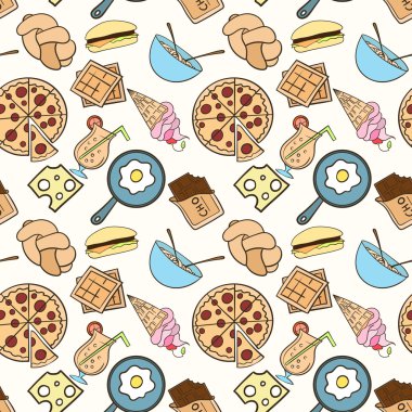 naadloze voedsel patroon