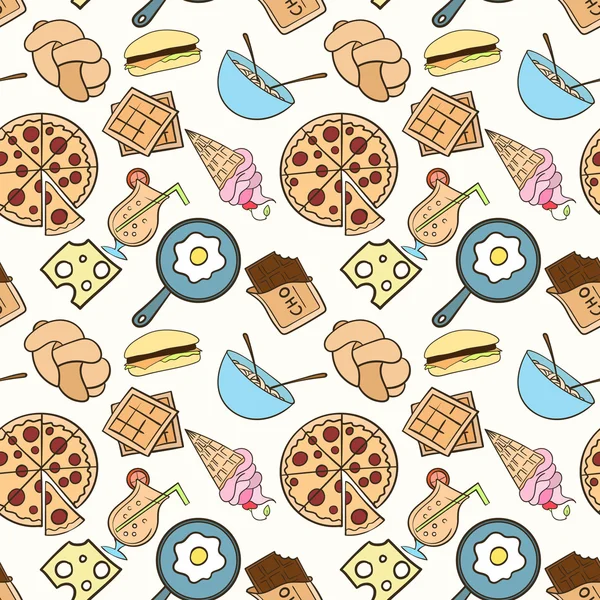 Seamless food pattern