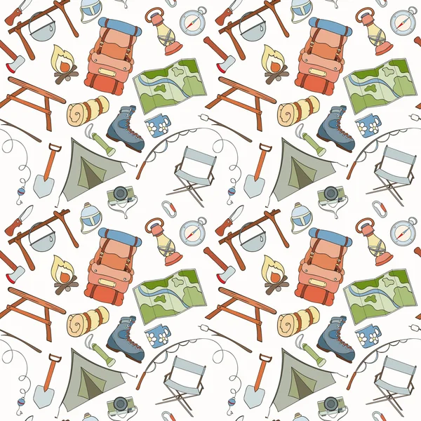 Kusursuz kamp düzeni.