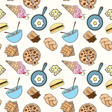 naadloze voedsel patroon