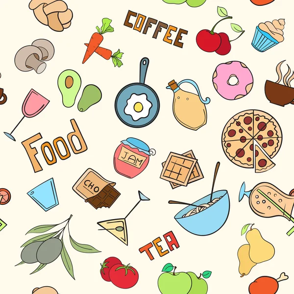 Seamless food pattern