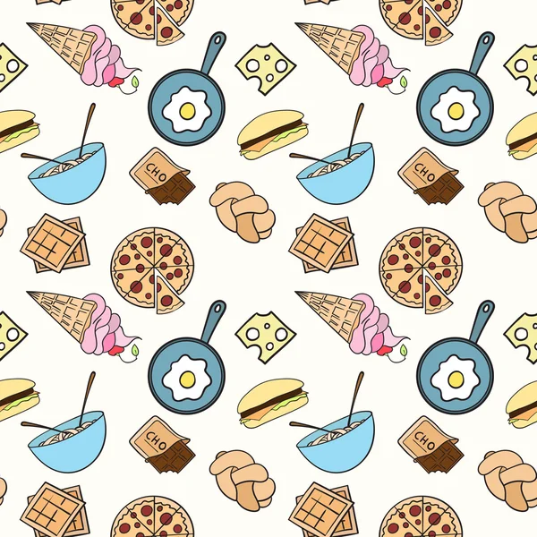 Seamless food pattern