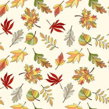 Kusursuz yaprak deseni