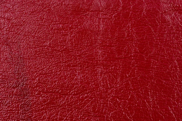 红色皮革纹理背景 — 图库照片