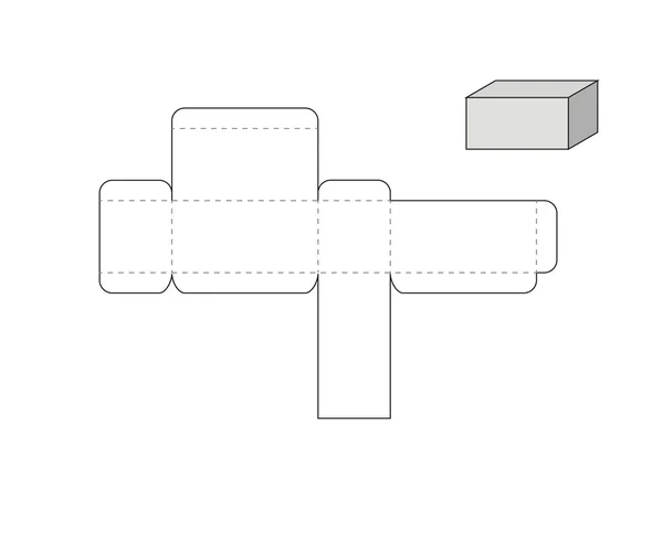 Rutan mönster på papper — Stock vektor