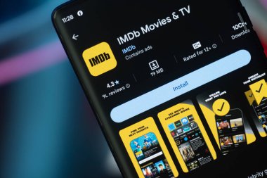 Dhaka, Bangladeş 26 Aralık 2025: IMDB Film bilgileri için çevrimiçi bir veritabanı.