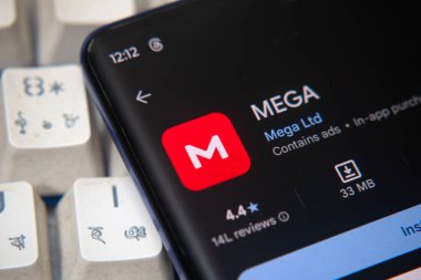 Dhaka, Bangladeş 26 Aralık 2025: Çevrimiçi bulut servisi için mega uygulama