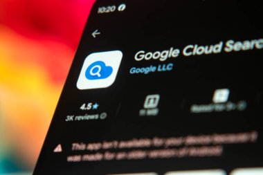 Dhaka, Bangladeş 26 Aralık 2025: Google Bulut logosu mobil aygıtta görüntülendi