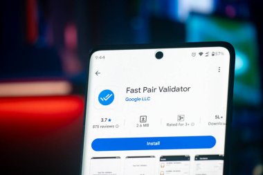 Dhaka, Bangladeş 26 Aralık 2025: Akıllı telefondan hızlı çift onaylayıcı logosu .