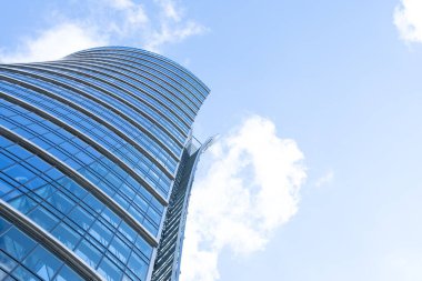 Finans bölgesinde modern ofis binaları