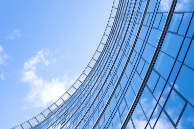 Finans bölgesinde modern ofis binaları