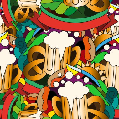 Alman bira festivalinin dikişsiz teması