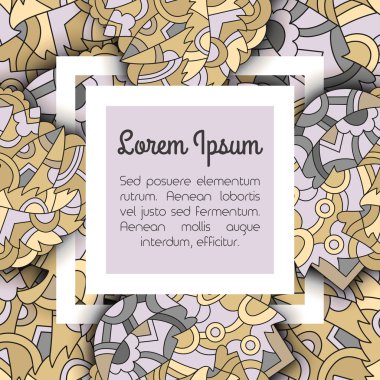 Karalama yapraklı kusursuz desen 