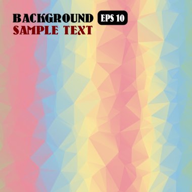 Mozaik üçgende desen