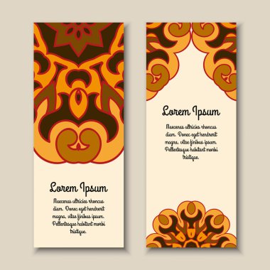 Tebrik veya davet kartları için şablonlar