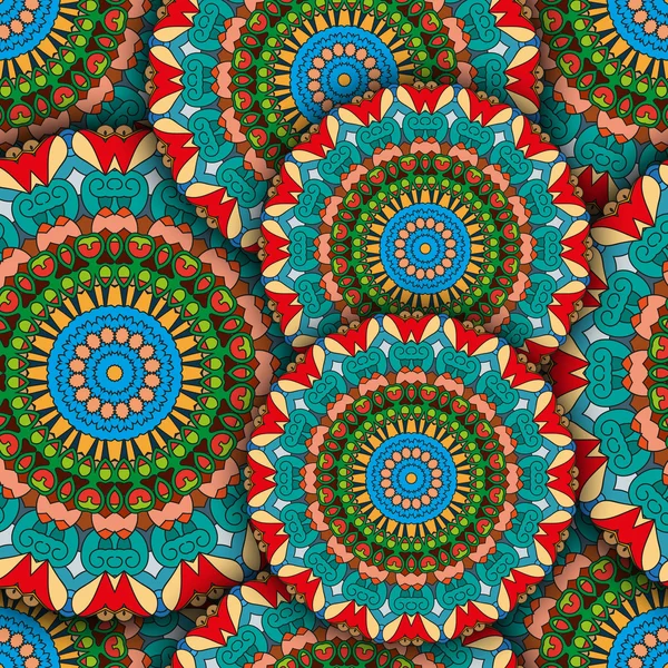 Soyut parlak dikişsiz dairesel desen 