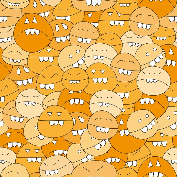 Sarı suratlar ile Seamless Modeli. 