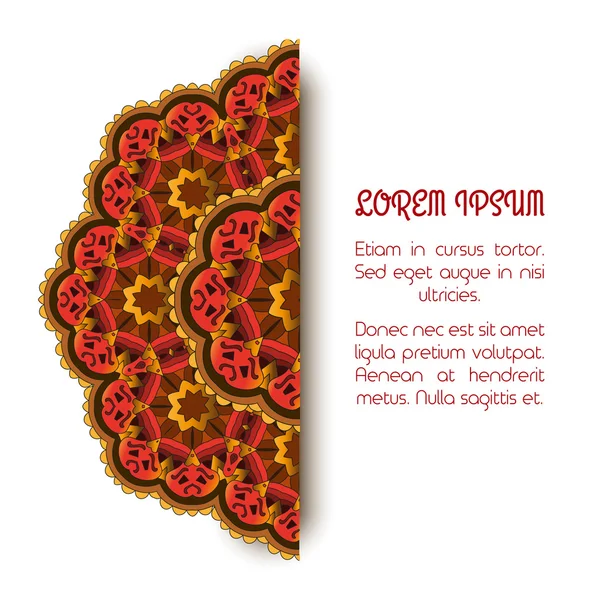 Yuvarlak desenli kart 