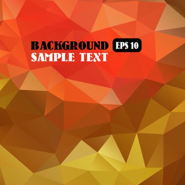 soyut parlak üçgenler arka plan