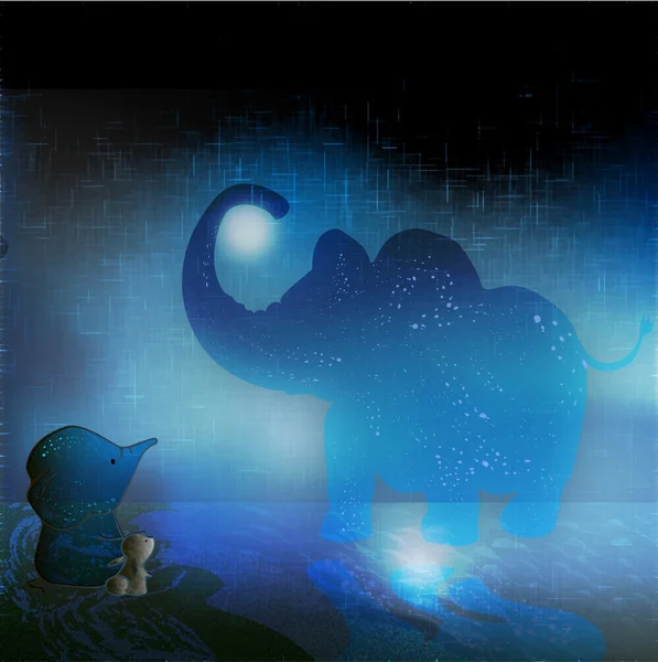 bebek fil annesini özlüyor